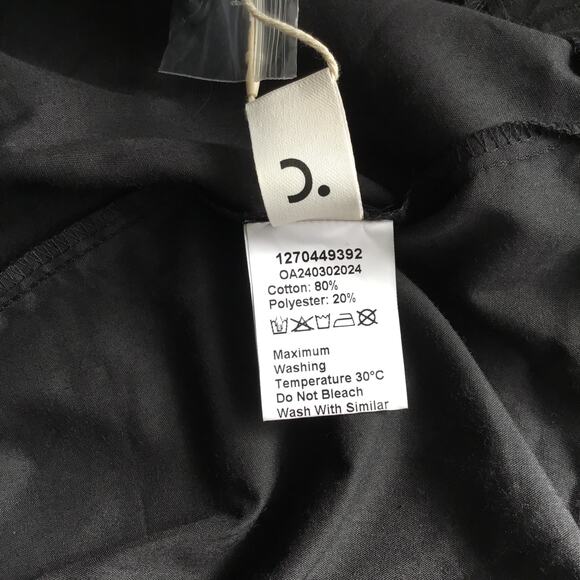 Revolve Commence Cottagecore Dress Women’s Medium Black Boho Peasant Fairygoth M - Picture 13 of 13